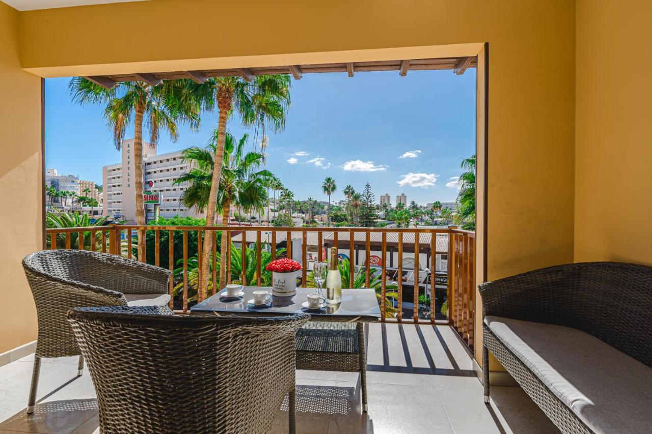 Amazing 3 Bedroom Apartment On The First Line Of The Best Las Americas Beach, Air Conditioner And Terrace Ocean View Playa de las Américas Eksteriør billede