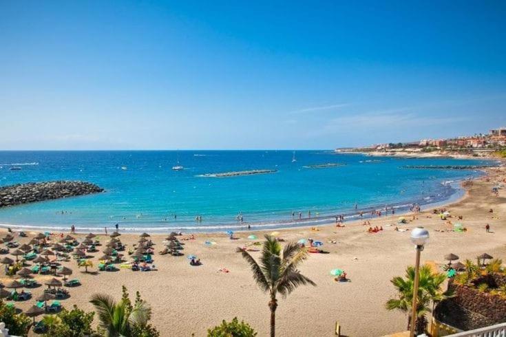 Amazing 3 Bedroom Apartment On The First Line Of The Best Las Americas Beach, Air Conditioner And Terrace Ocean View Playa de las Américas Eksteriør billede